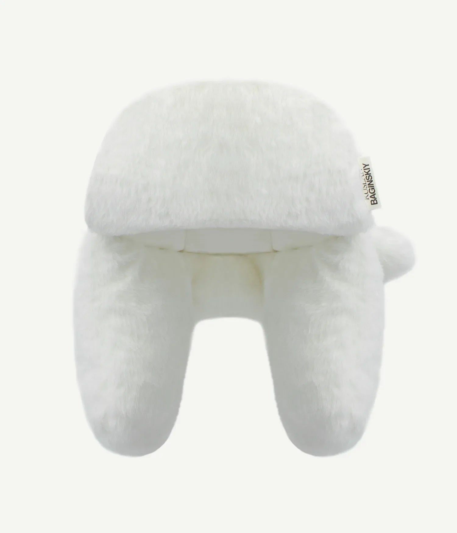 Logo-Patch Faux Fur Aviator Hat