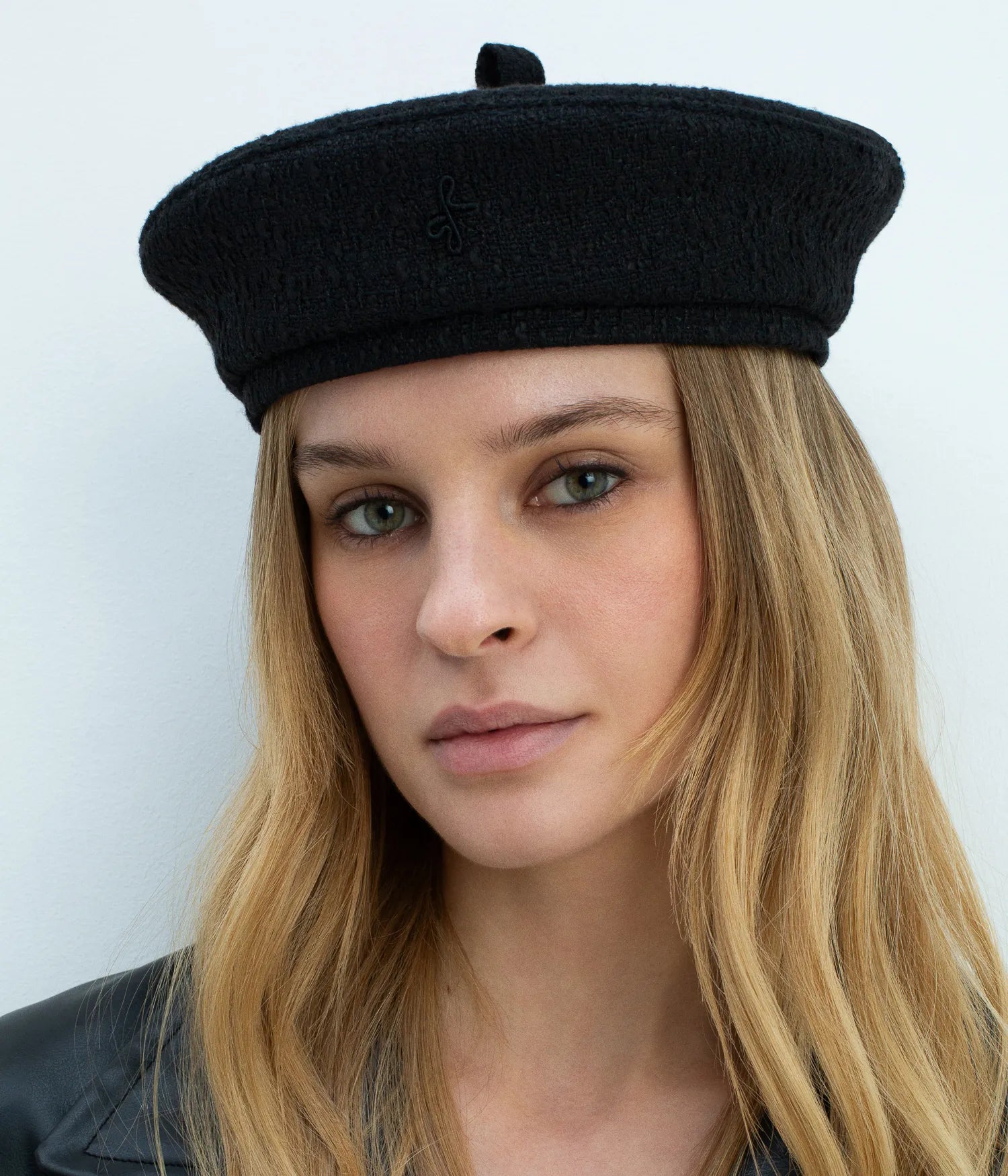 Monogram-embellished Beret