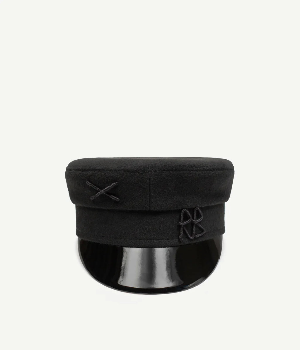 Logo-embellished Baker Boy Cap • Ruslan Baginskiy Hats