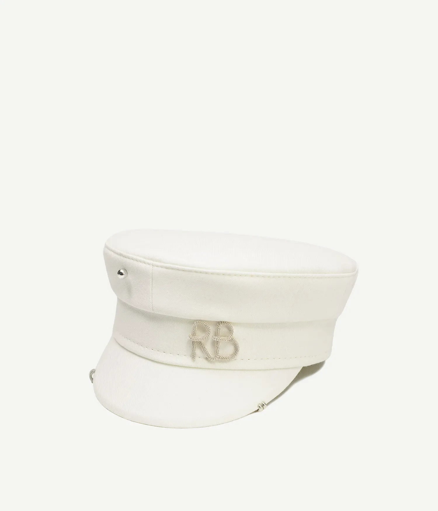 Bestsellers, Pierced Logo-plaque Baker Boy Cap