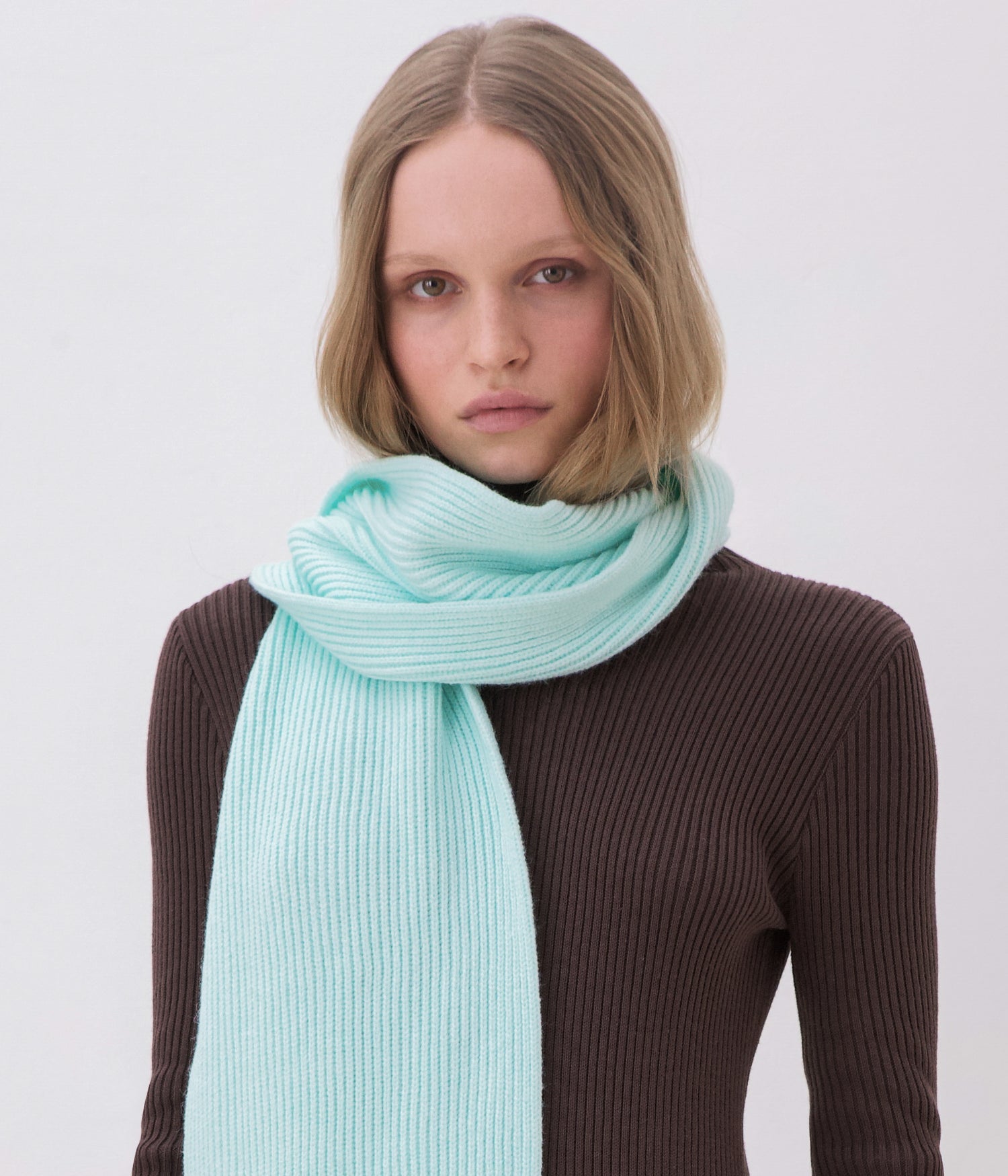 Appliquéd Wool-Blend Scarf SKR066-VWNE