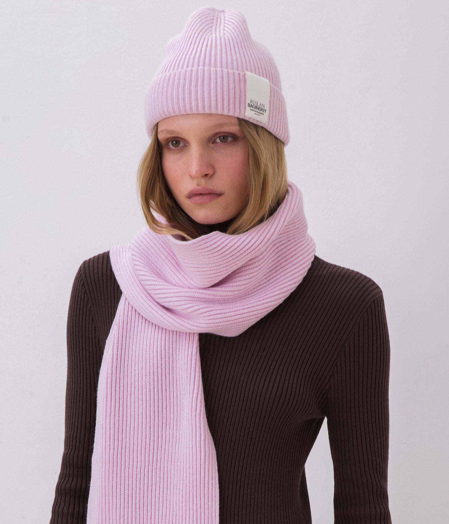 Appliquéd Wool-blend beanie BN039-VWNE