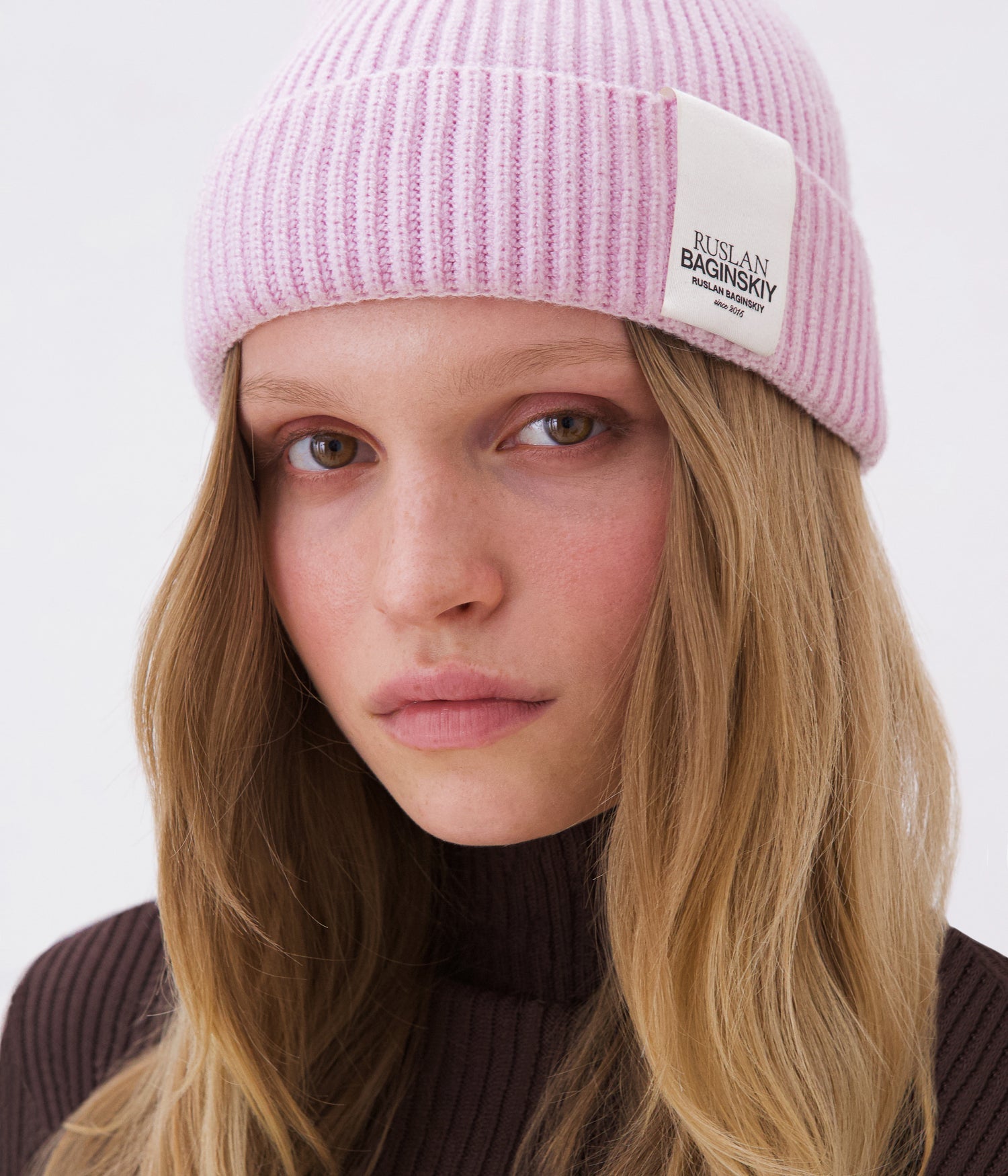 Appliquéd Wool-blend beanie BN039-VWNE