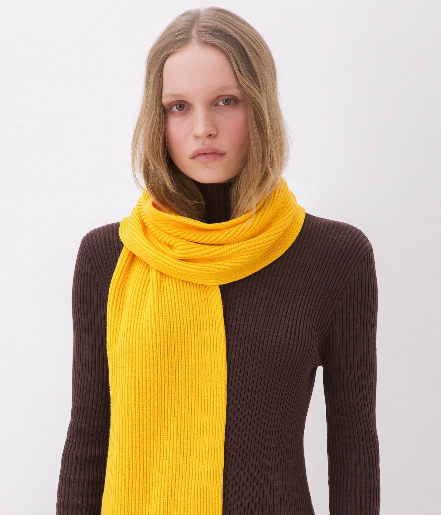 Appliquéd Wool-Blend Scarf SKR004-VWNE