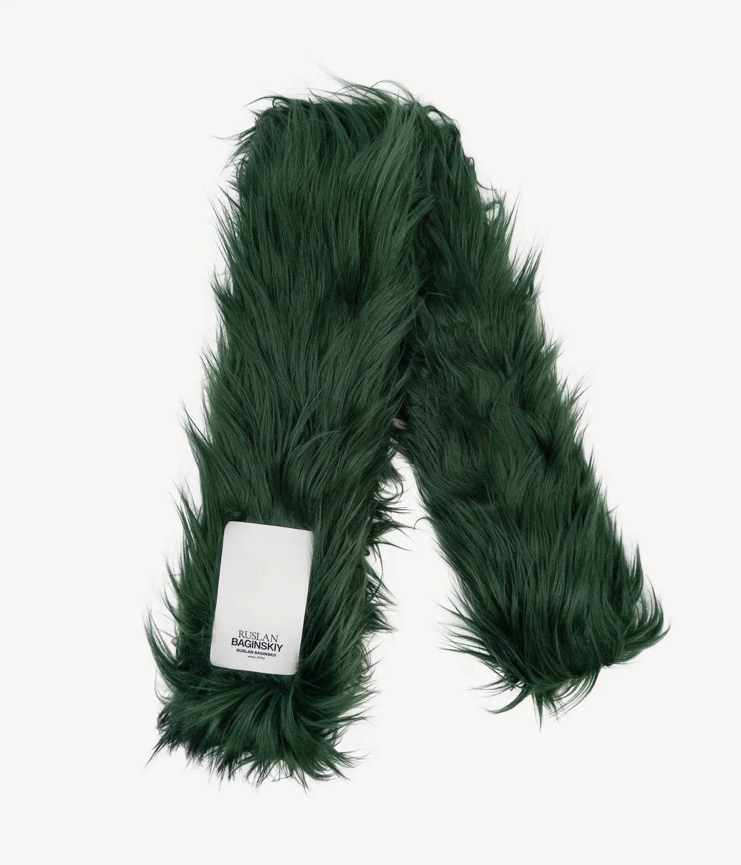 Faux fur, Faux-Fur Logo-Patch Scarf