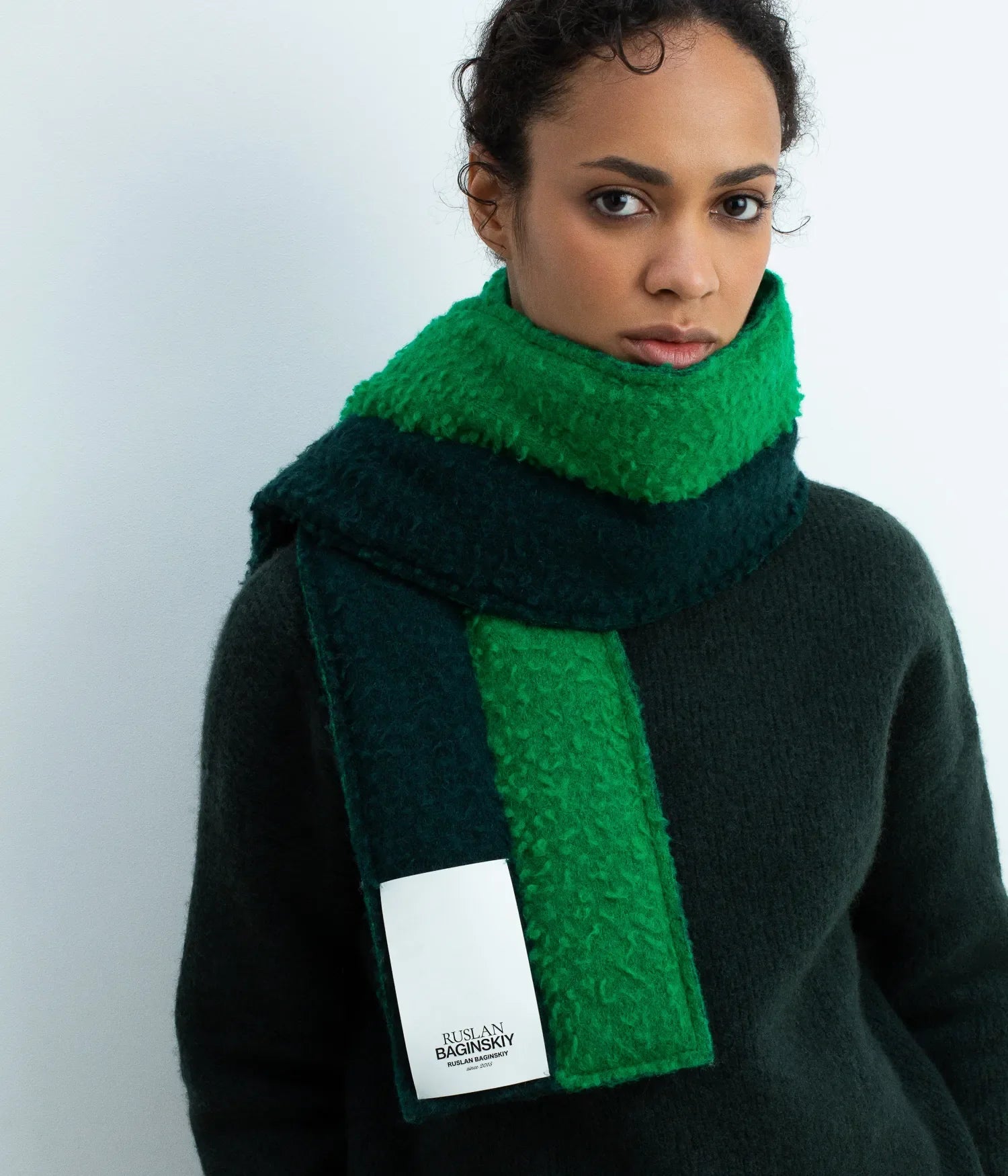 FORDELL, Logo-Patch Two-colored Scarf