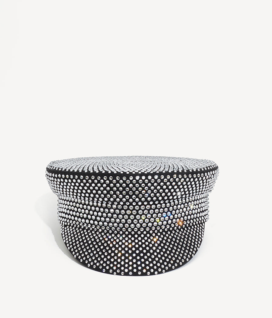 Photo, Baker Boy Cap, Crystal-embellished Baker Boy Cap