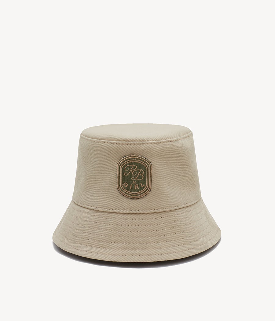 Black Friday Archive by RB, Patch-embellished Lampshade Bucket Hat