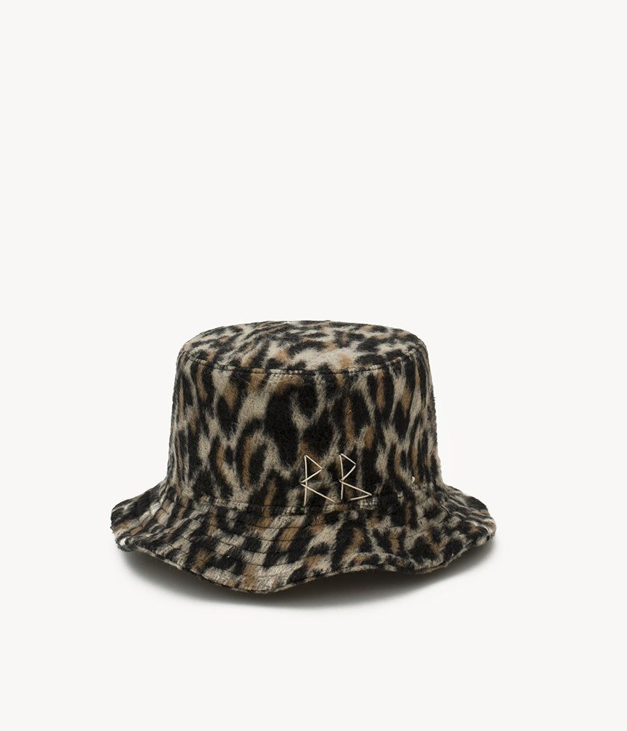 Leopard-Print Wool Bucket Hat (4704819183691)