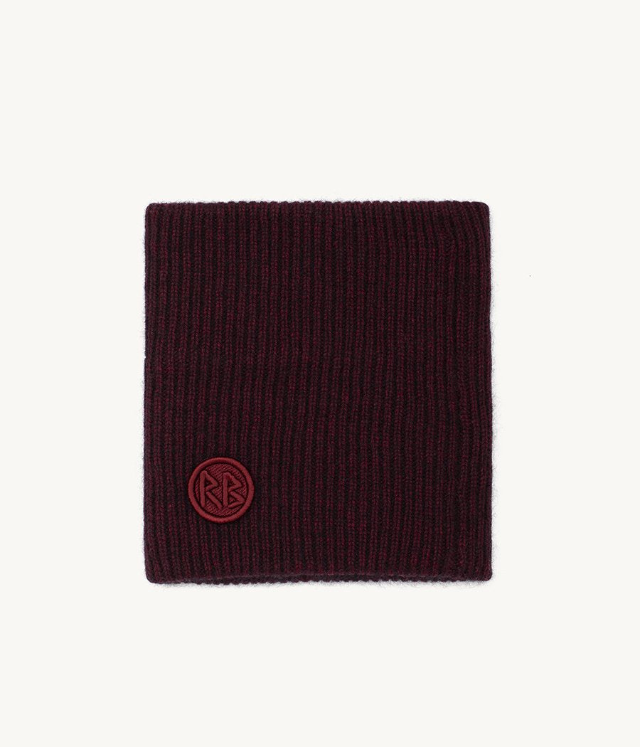 Marsala Logo Patch Scarf