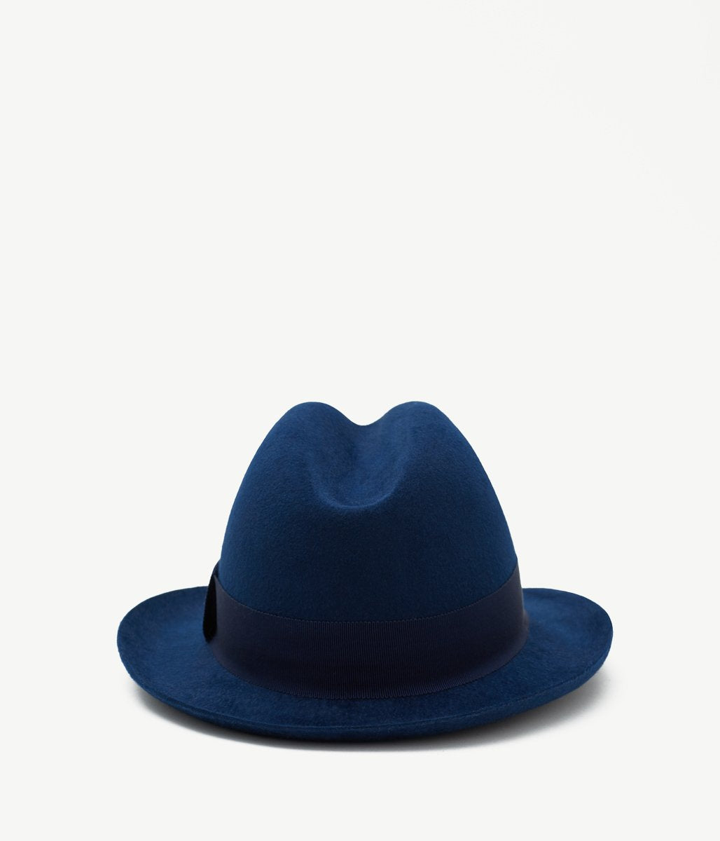 Womens blue sales fedora hat