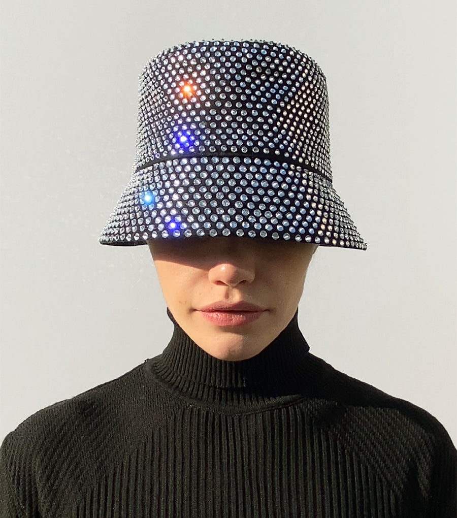 Photo, Bucket Hat, Crystal-embellished Bucket Hat