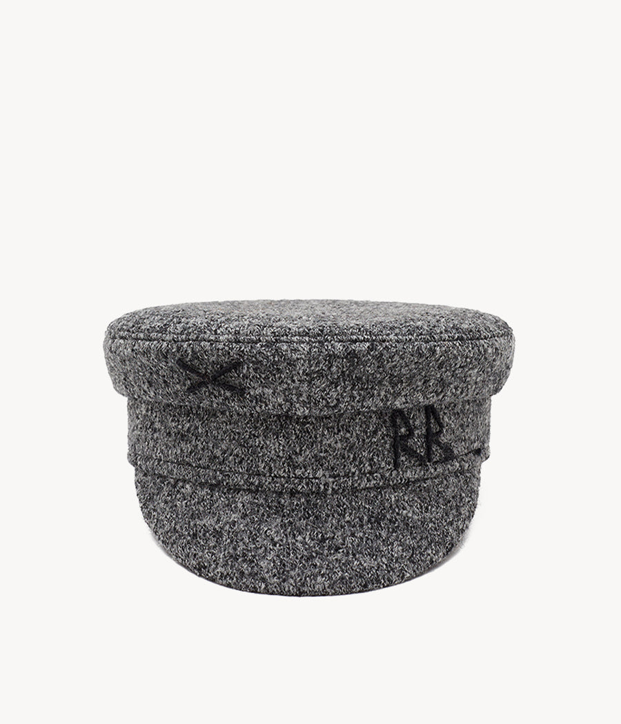 Monogram-embroidered Baker Boy Cap