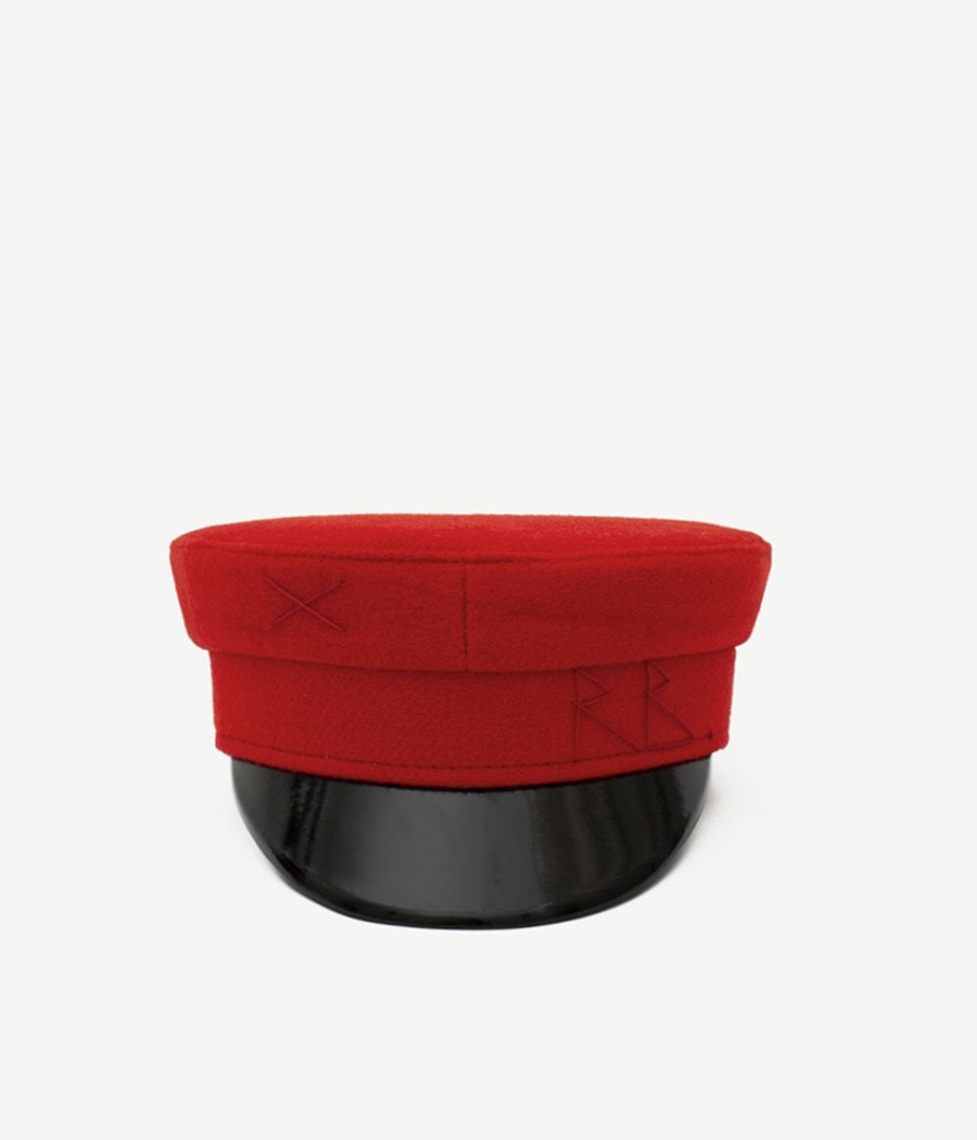 Black Wool Baker Boy Cap • Ruslan Baginskiy Hats