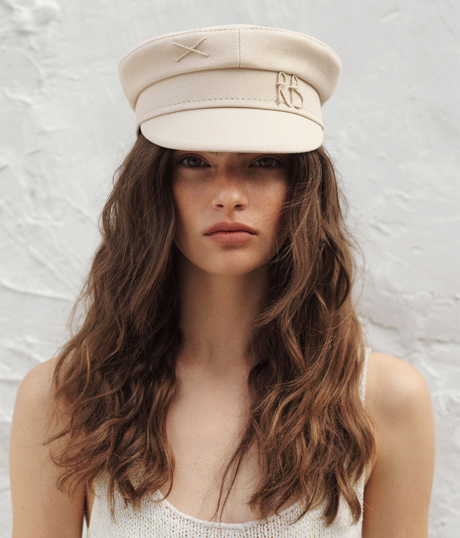 Photo, , Monogram-embellished Baker Boy Cap
