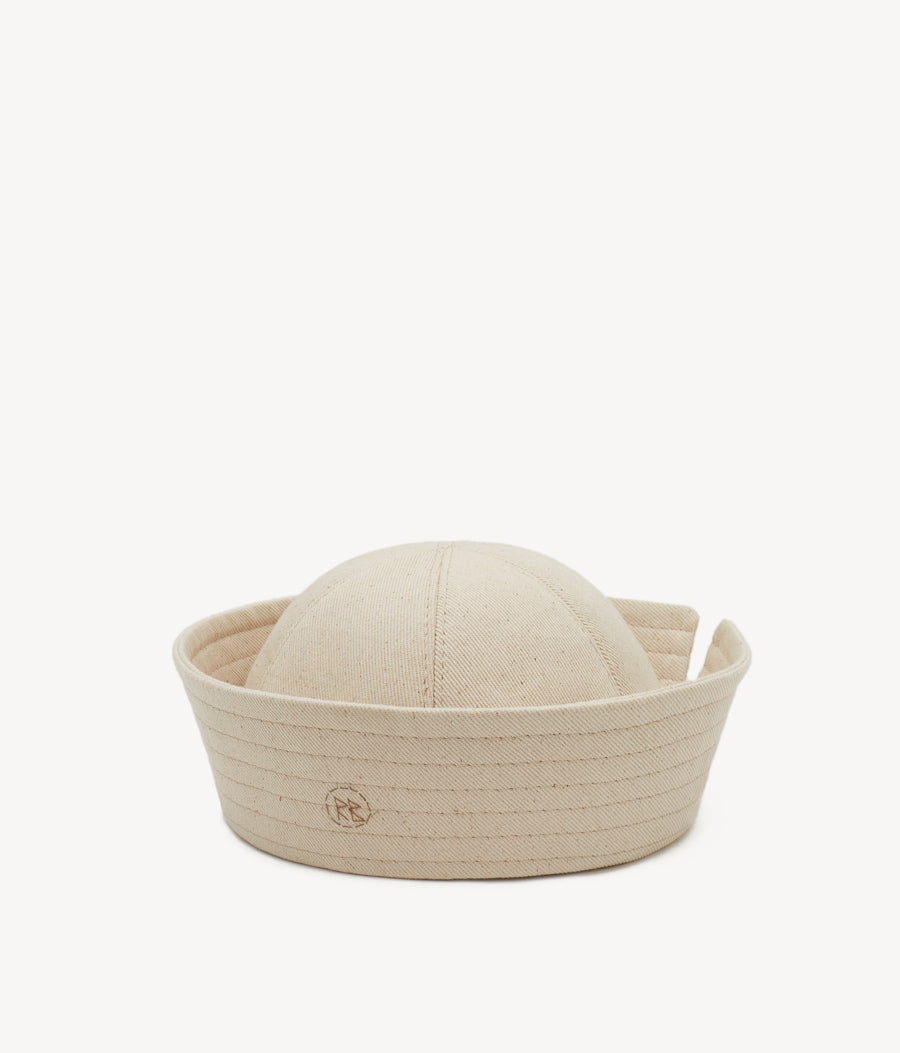 Photo, Beret / Sailor Hat, Monogram-embroidered Sailor Hat